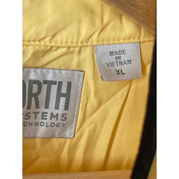 Ashworth Yellow Short Sleeve Windbreaker Pullover Shirt Men's Size XL NWT - Picture 4 of 7
